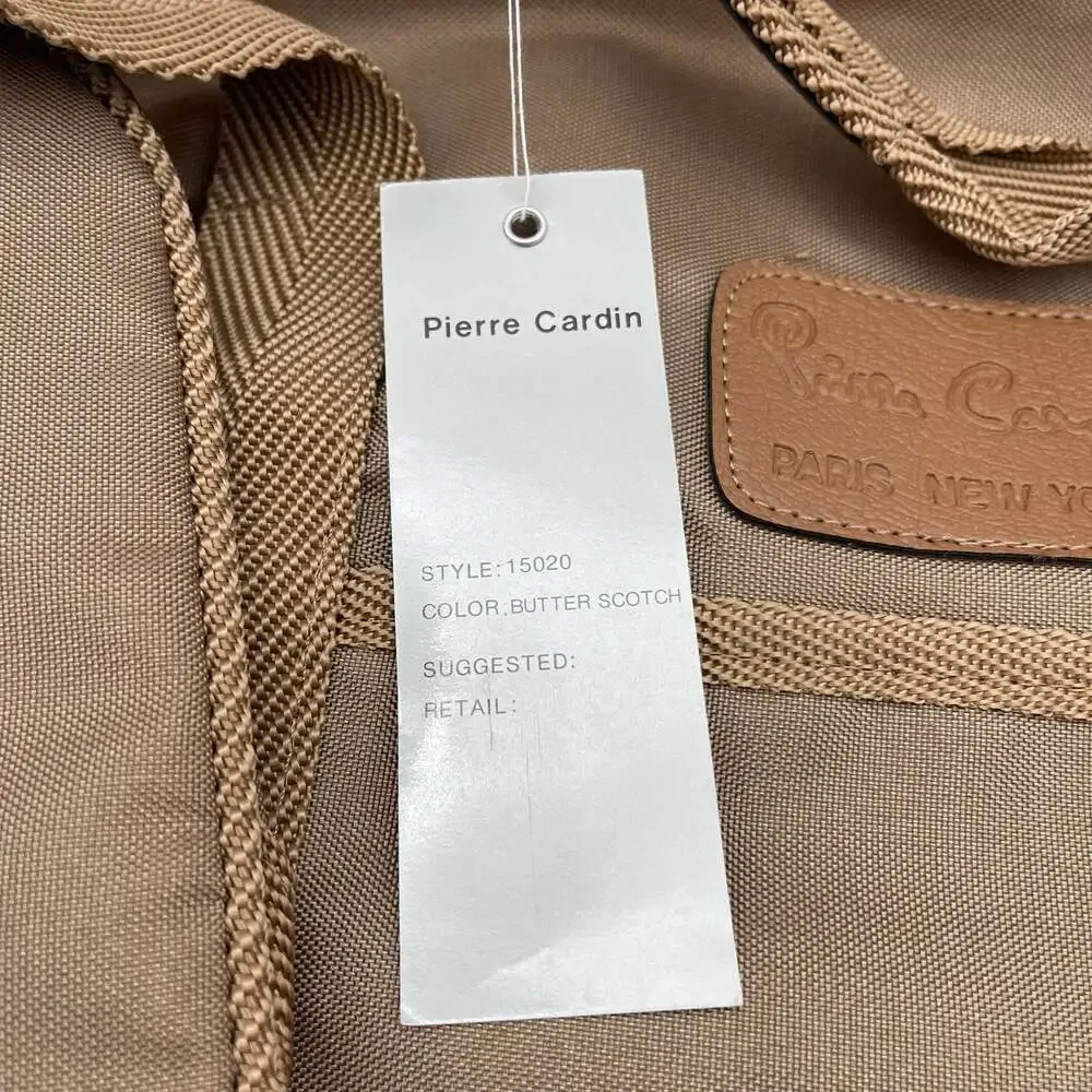 Vintage Pierre Cardin‎ Butterscotch Travel Duffle Carry-On Bag